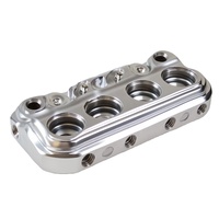 Couvre-culbuteurs haute performance en aluminium CNC et acier inoxydable, sur mesure par électroérosion à fil pour l'amélioration du moteur