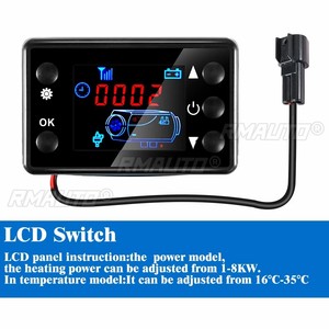 <b>12V</b> 24V Diesels Air Heater LCD Monitor <b>Switch</b>+Control Board Motherboard+Remote Control for Car Parking Heater Controller - Product Image 2