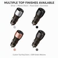 Chargeur de voiture rapide double port USB PD30W PPS33W QC3.0 18W avec logo personnalisé en gros – Adaptateur de charge rapide PD30W QC 3.0 pour voiture