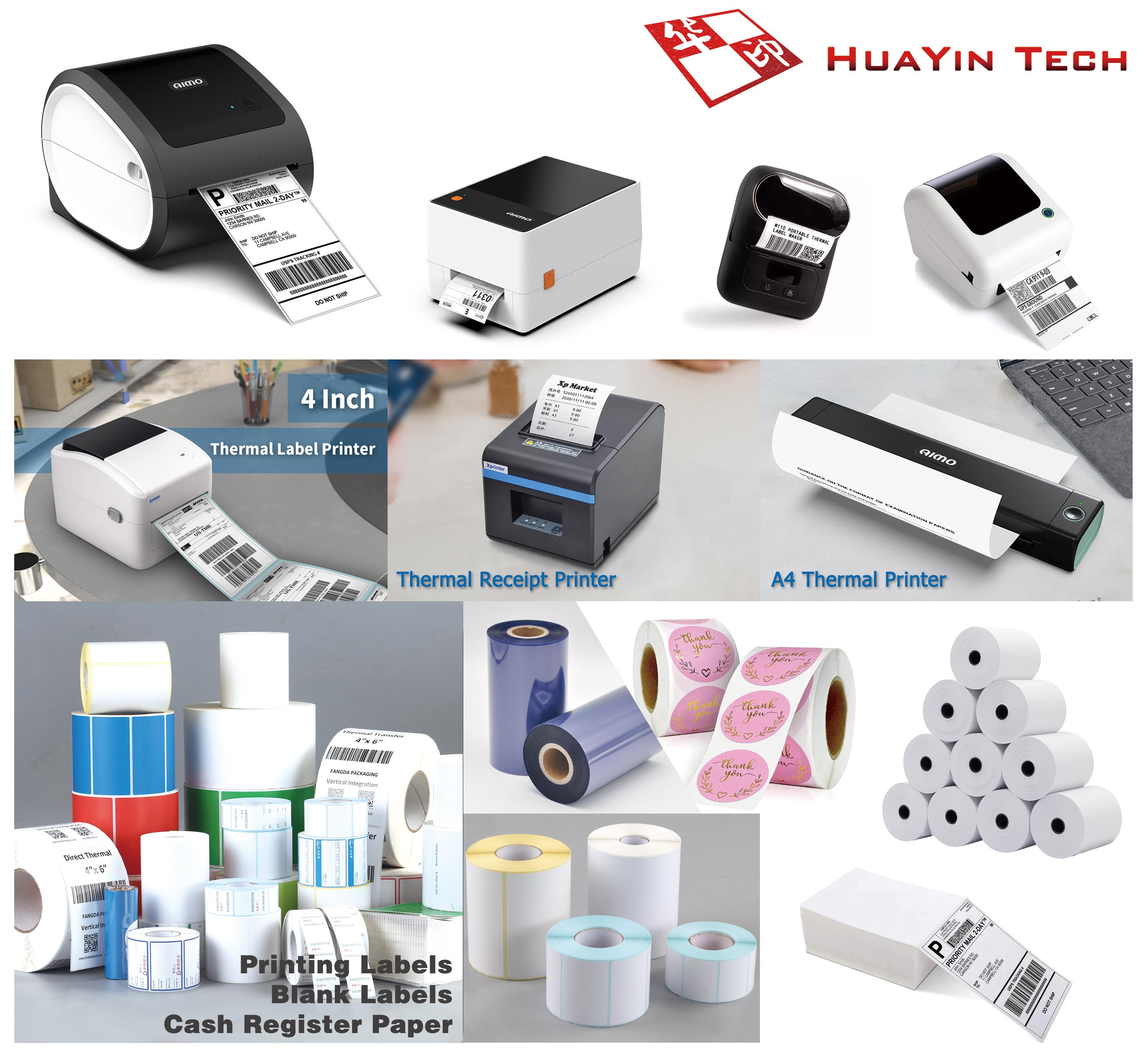 Fast Printing Thermal Barcode Printer Compatible With Windows