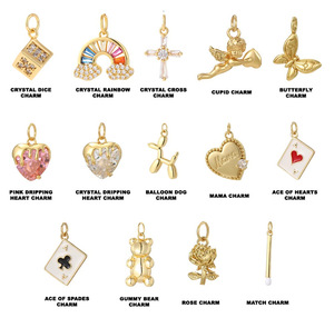 Loving Guardians | 18K PVD Gold Plated Stainless Steel Love & Family Charm Pendant for Jewelry Making | Waterproof & Durable - Product Image 3
