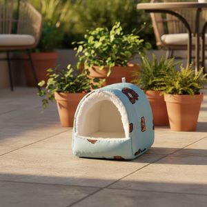 Camas para Mascotas Rectangulares Minimalistas y Elegantes, Ecológicas, Antideslizantes, Extra Gruesas para el Invierno, para Hámsteres y Pájaros - Product Image 1