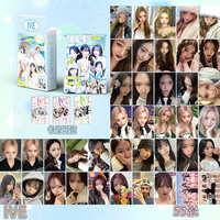 KPOP 50 pièces/boîte IVE Rei Wonyoung YuJin Leeseo Gaeul LIZ Photocard laser Lomo Card Photo Card holographique