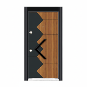 Porte intérieure moderne en acier inoxydable antivol économique pour hôtels, appartements et projets résidentiels de villa - Product Image 1