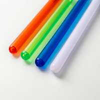 Sabres laser Nexus rétractables à lame colorée en polycarbonate, pointe ronde impressionnante de 1 pouce ou 7/8 pouce, bâtons lumineux