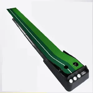 New indoor golf putting practice Mat Putting Green automatic ball return