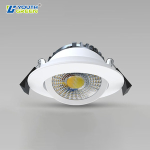 ขั้วต่ออลูมิเนียมมาตรฐาน EU แบบหมุนได้ 25 องศา 7W 10W COB ปรับค่าสีได้ 3CCT กันน้ำ IP44 ปรับความสว่างได้ สำหรับติดตั้งในครั<span class=keywords><strong>ว</strong></span> - Product Image 1