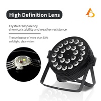 24 projecteurs de scène 24x12W RGBW 4-en-1 à LED pour mariages et fêtes