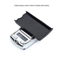 Báscula Digital de Bolsillo de Acero Inoxidable de 200g, Diseño de Llave de Coche, Funciona con Batería, Pesa hasta 200g, Precisión de 0.01g, ¡Gran Venta!