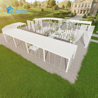 Kit de pergola modulaire en aluminium avec toit à lames orientables - Écologique, durable, autoportant, facile à assembler pour une utilisation en extérieur