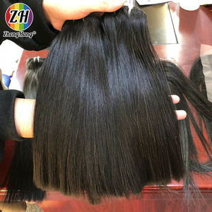 Extensiones de Cabello Humano Virgen con Cutícula Alineada, Cabello Indio, Camboyano y Vietnamita, Liso Natural, Sin Procesar - Product Image 2