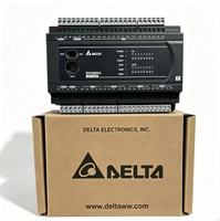 PLC Delta DVP20EX200R, 8DI, 6DO, Relé, 4AI, 2AO, 16K Pasos, 100-240VAC, RS-232/485 para Empaque