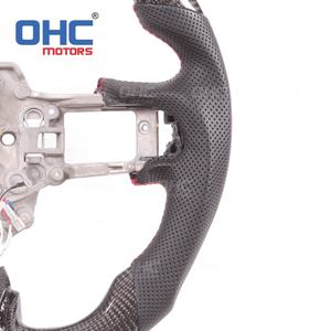 Volante de fibra de carbono LED RPM para <span class=keywords><strong>Ford</strong></span> <span class=keywords><strong>Mustang</strong></span> <span class=keywords><strong>GT500</strong></span> Ecoboost Gt <span class=keywords><strong>2018</strong></span> 2019 2020 2021 Ohc Motors - Product Image 3