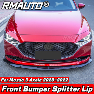For Mazda 3 <b>Alexa</b> 2020-2022 Carbon Fiber <b>Car</b> Front Bumper Splitter Lip Spoiler Diffuser Lip Guard Trim Body Kit <b>Car</b> Accessories - Product Image 3