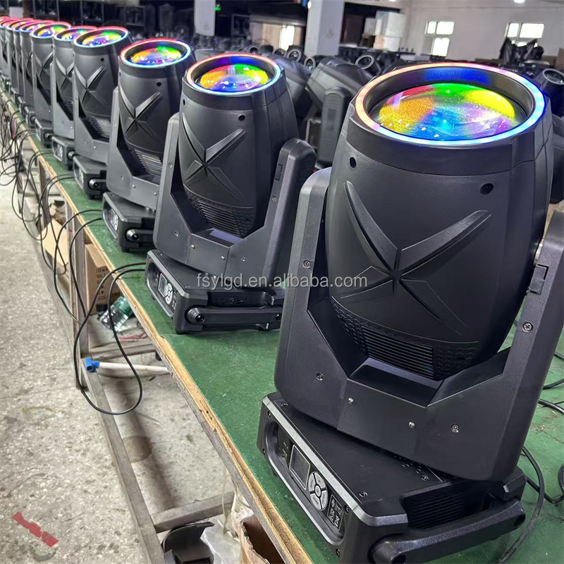 Factory Direct Sales14R 295W Beam Light RGBW Warm White 295 DJ Move Head Light for Nightclub Disco 4in1 Flight Case Wholesale