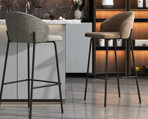 <span class=keywords><strong>Mesa</strong></span> de <span class=keywords><strong>Bar</strong></span> y silla ligera de lujo, mueble nórdico moderno con respaldo simple, combinación de barra de mármol - Product Image 4