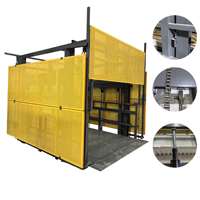 Vente chaude Ascenseur domestique pour villa Ascenseur hydraulique compact pour 2 personnes Ascenseur extérieur pour maison Ascenseurs résidentiels de petite taille