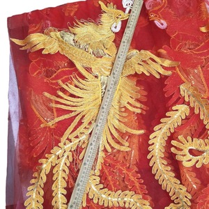Applique en maille brodée de sequins, motif Phénix Doré extra large, pour costume ancien, vêtement ethnique, accessoire vestimentaire - Product Image 5