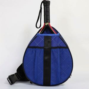 Sac à dos de pickleball BSCI, nouvelle arrivée, sac bandoulière pour pickleball, sac pour raquettes de padel en polyester avec poche en filet - Product Image 3
