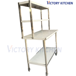 Étagère murale en acier inoxydable VCT VICTORY KITCHEN, vente flash, 1 niveau de rangement, 1200x300x750mm, capacité 300kg - Product Image 5
