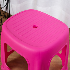 Tabouret en plastique Junya, petit et grand, antidérapant, pour salle de bain et toilettes, pour personnes âgées, usage domestique, emballage multicolore - Product Image 3