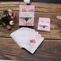 Cartes de tarot à bords en feuille d'or Oracle Deck imprimées personnalisées avec brochure cartes à jouer dans une boîte attrayante