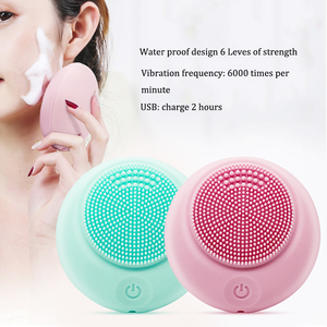 Vibración sónica eléctrico profundo maquillaje cepillo de limpieza masaje <span class=keywords><strong>limpiador</strong></span> <span class=keywords><strong>Facial</strong></span> - Product Image 4