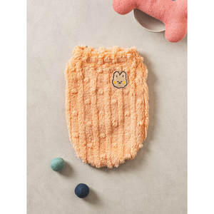 <b>Winter</b> Pet Accessories Cute XS/XL Cute Solid & Print Neck L Peach <b>Dress</b> <b>Warm</b> Cloth Clothing - Product Image 1