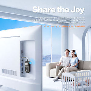 Transmisor y Receptor Inalámbrico 2 en 1 con Bluetooth 6.0 y Pantalla OLED para Auto, Audio de TV, Audífonos, Altavoces, Proyector. - Product Image 5