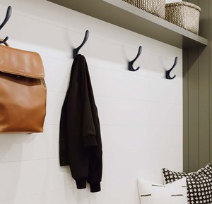 Phong Cách Hiện Đại Áo Và Mũ Quần Áo Tường Móc Đôi Ngạnh Kẽm Hợp Kim Nhiệm Vụ Nặng Nề Móc Khăn Gắn Móc - Product Image 2