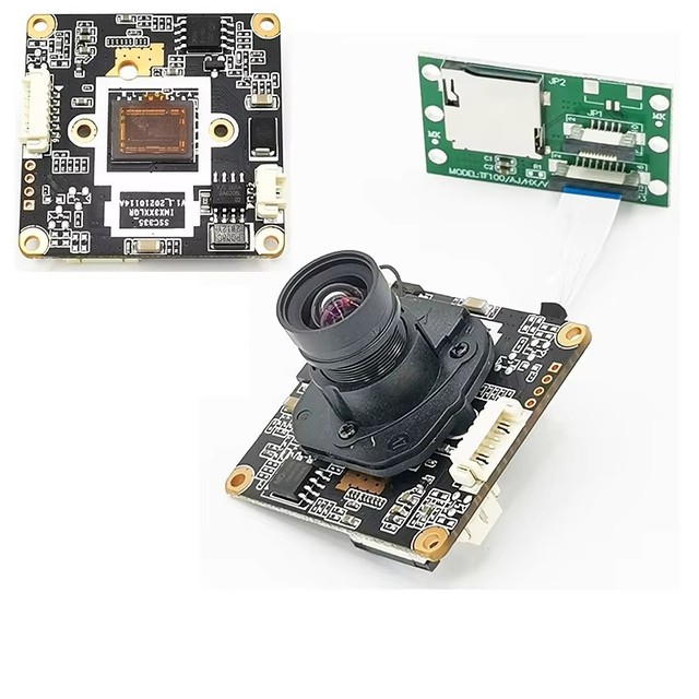 30fps IP Camera Board Module With SD Card Slot H.265 1080P Starlight Sensor IMX307 Mstar SSC335 Chip RTSP for CCTV Webcam F844