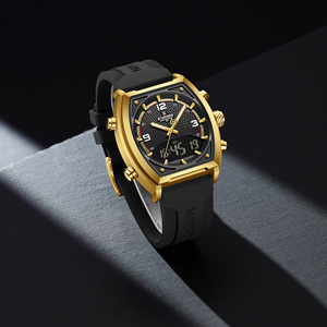 Relojes NAVIFORCE 9242 Relojes de Moda para Hombre 3ATM Resistentes al Agua Correa de Silicona Cronógrafo Luminoso Fecha Reloj de Doble Pantalla - Product Image 2