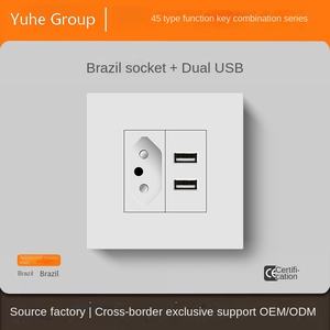 Enchufe de pared universal para el hogar, con un solo puerto, tipo escalera, para computadora, con un solo puerto de datos, RJ45, para Internet. - Product Image 6