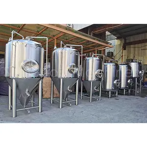 Fermentador de 5000 litros, fermentador de fermentación cónica para cervecería