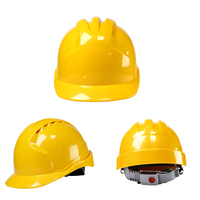 Casque de sécurité industriel ventilé à trois nervures Dolnesrn AQM en ABS, certifié CE EN397, 8 points de suspension, vente en gros d'usine