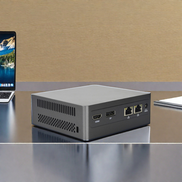Custom Bulk Stock Brand Mini Portable12th Gen DDR4 DDR5 HD DP Type-C M.2 N95 N100 New Nettop Box Micro PC with AU/US/CN/EN Plugs