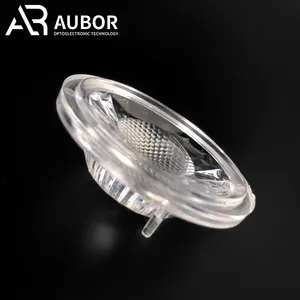 Aubor 25 derece PMMA malzeme 34mm COB Led lamba Lens içbükey küresel Lens üreticileri