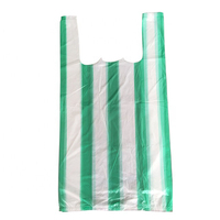 Sacs en plastique jaunes en PEHD robustes avec impression de motif maison pour supermarchés et emballages alimentaires d'exposition