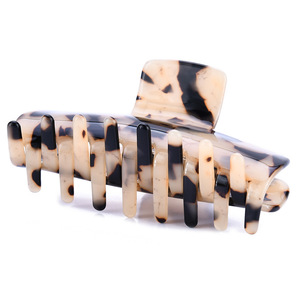 Großhandel Hochwertige Acetat Schildpatt 9cm Haarschmuck Große Klauen clips für Damen Damen - Product Image 4