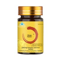 Comprimés de fumarate ferreux 5-HTP pour la santé des femmes adultes et l'amélioration du sommeil - Certifié Blue-Label - 30 comprimés de 0,4 g par flacon