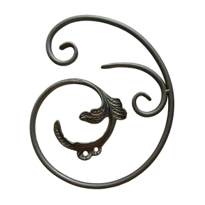 <span class=keywords><strong>Prix</strong></span> d'usine des ornements de défilement C <span class=keywords><strong>en</strong></span> <span class=keywords><strong>fer</strong></span> <span class=keywords><strong>forgé</strong></span> des panneaux de garde-corps de porte de clôture <span class=keywords><strong>en</strong></span> métal - Product Image 6