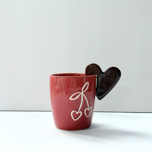Taza de Agua de Cerámica con Asa de Corazón Romántica y Creativa, Taza de Agua Personalizada <span class=keywords><strong>para</strong></span> Parejas, Regalo <span class=keywords><strong>para</strong></span> el <span class=keywords><strong>Desayuno</strong></span>, <span class=keywords><strong>para</strong></span> el Día de <span class=keywords><strong>San</strong></span> <span class=keywords><strong>Valentín</strong></span> - Product Image 4