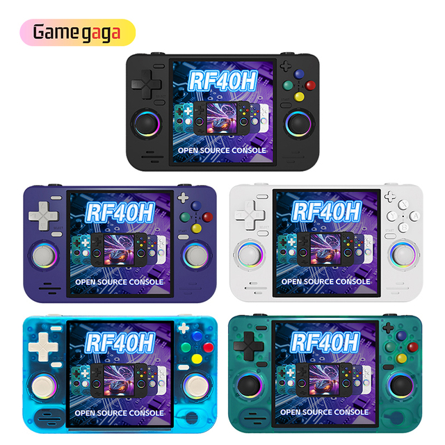 X RF40H Retro Handheld Game Console 4.0 Inch 720*720 Open Source Linux  RK3326 Chip 4000mAh Battery Support 30+ Emulators
