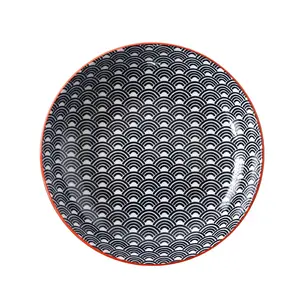 Wholesale 8-Inch Special Price Round Deep Meal Plate Ceramic Dishes