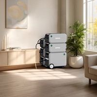 Station d'alimentation portable OMMO 2400W 2048Wh Batterie Lifepo4 Contrôleur MPPT Onde sinusoïdale pure Panneau solaire Sauvegarde d'urgence CPAP