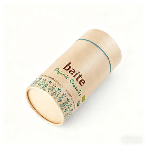 Перерабатываемый и биоразлагаемый бумажный цилиндр для пищевых добавок и фармацевтических капсул Великобритания, готовый к продаже - Product Image 3