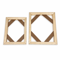 Kit de Cadres en Bois Massif Imprimés UV DIY pour Toiles – Cadres d'Art Personnalisés pour Peintures à l'Huile et Décorations Murales