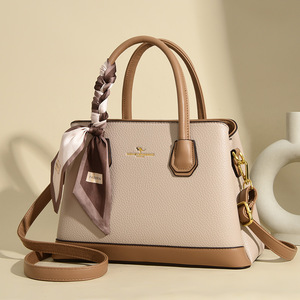 Bolsos de Mano de Cuero PU de Lujo al por Mayor, Bolsos de Solapa para Mujer, Bolsos Casuales para Llevar Bajo el Brazo, Bolsos de Hombro de Color Puro de Moda para Mujer - Product Image 1