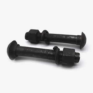 สลักเกลียวตะขอยึดหางปลาสำหรับทางรถไฟเหล็กกล้าคาร์บอนเกรด4.8 8.8 10.9แผ่นสังกะสีชุบสังกะสี - Product Image 4