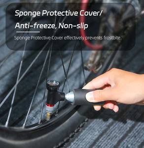 Pompe à vélo Portable à <span class=keywords><strong>cartouche</strong></span> de <span class=keywords><strong>CO2</strong></span> 16g avec jauge Mini gonfleur d'urgence <span class=keywords><strong>pour</strong></span> pompe à pneu de vélo de montagne de <span class=keywords><strong>route</strong></span> - Product Image 5